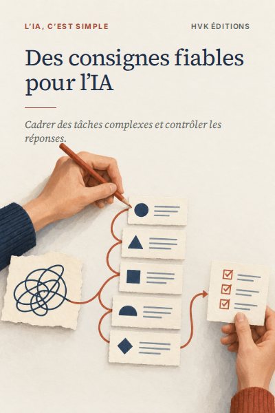 Couverture du guide « Des consignes fiables pour l’IA »